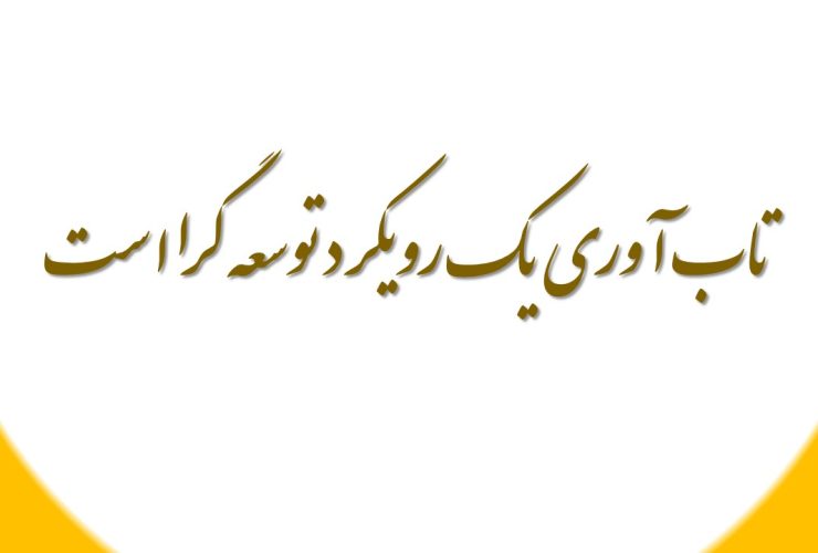 تاب آوری یک رویکرد توسعه گرا است